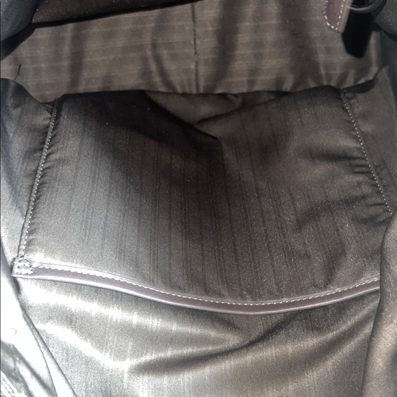 Tumi Beacon Hill Leather Laptop $495 Tote Bag Green Brown Unisex - Picture 9 of 16